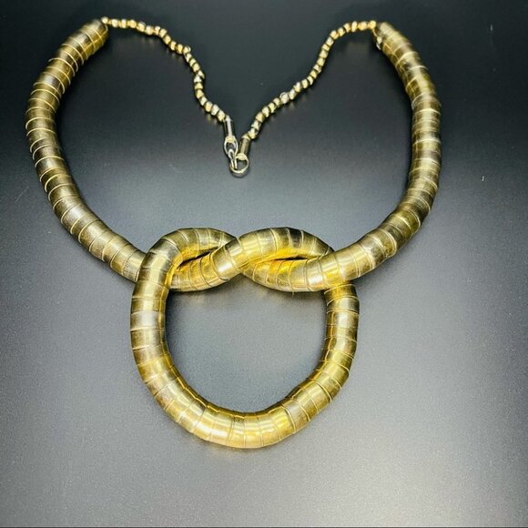 BENDABLE SNAKE CHAIN FLEXIBLE TWIST NECKLACE 35” - Picture 9 of 13